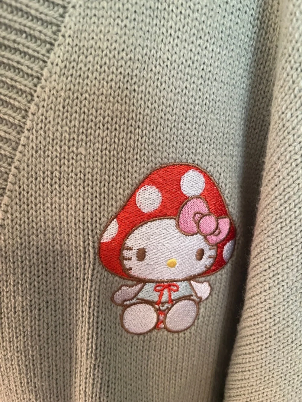 Hello Kitty Mushroom Hot Topic Skimmer Cardigan - Picture 3 of 11